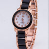 Unique Design Golden Bracelet Dress Wristwatches Ladies Fine Clock